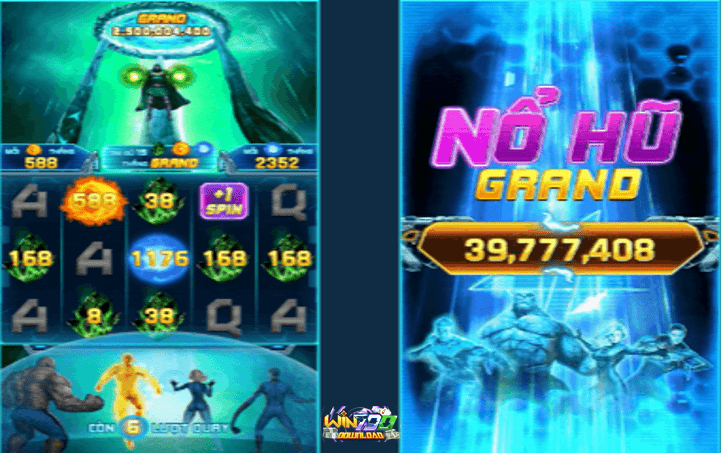 Đại Chiến Dr. Doom của Game nổ hũ Fantastic 4 tại WIN79